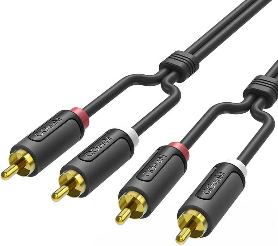 Qgeem%20QG-AU12%20Dual%20RCA%20Aux%20Audio%20Kablo%201.83M