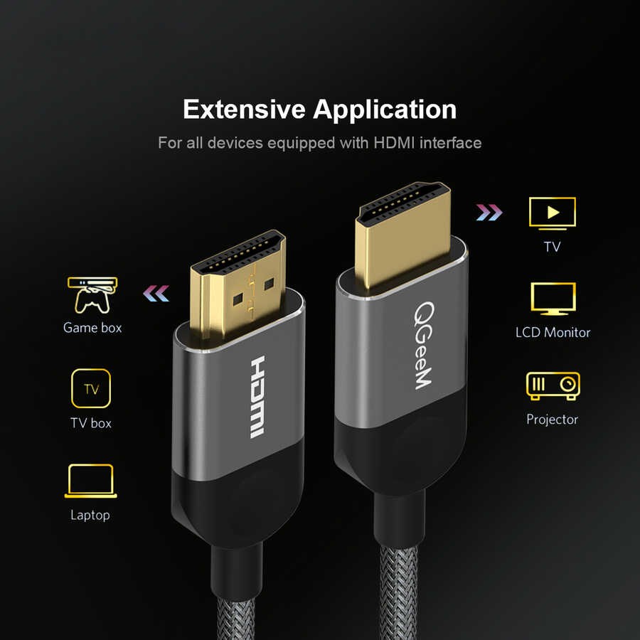 Qgeem%20QG-AV14%20HDMI%20Kablo%200.5M