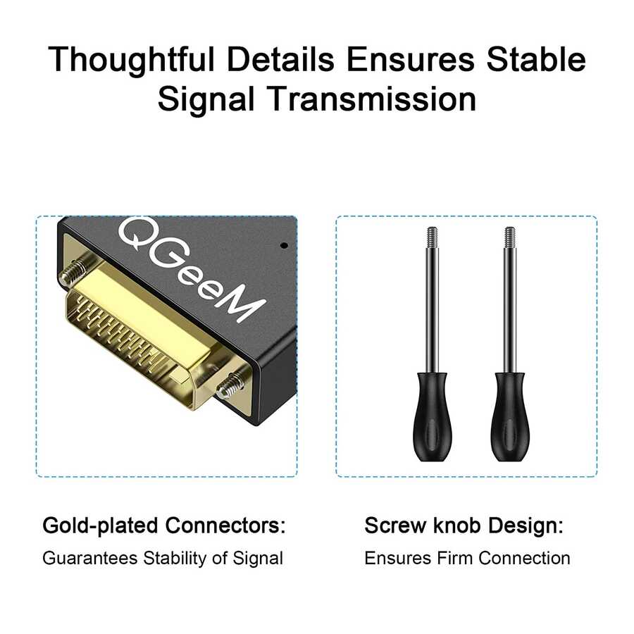 Qgeem%20QG-HD28%20DVI%20To%20Display%20Port%20Kablo