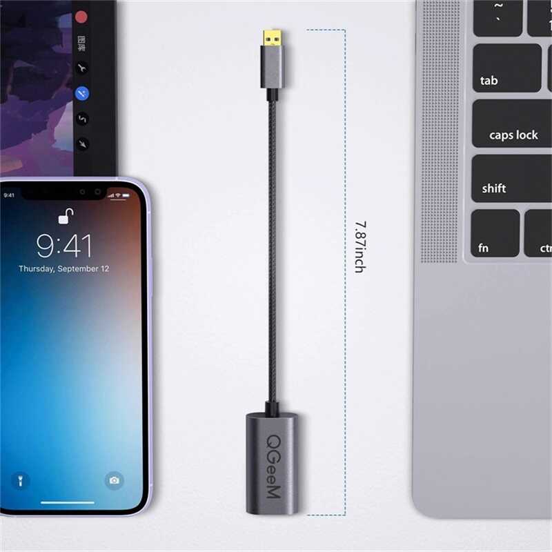 Qgeem%20QG-UA07%20Usb%20To%20VGA%20Dönüştürücü