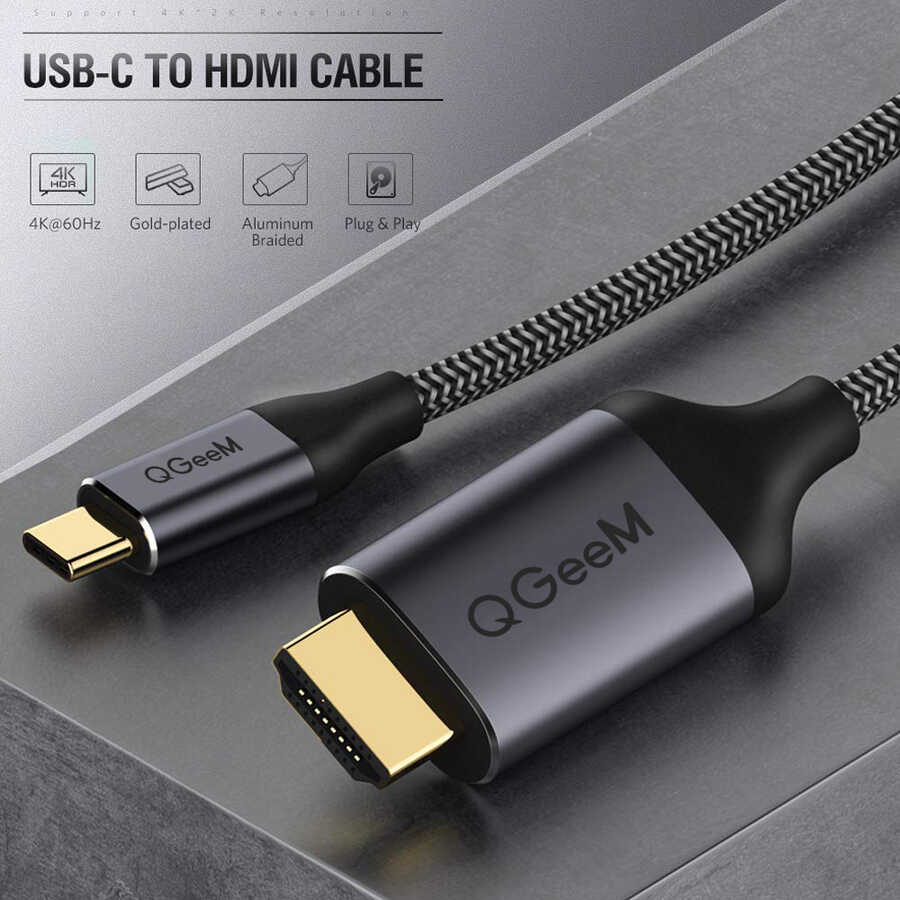 Qgeem%20QG-UA09%20Type-C%20To%20HDMI%20Kablo