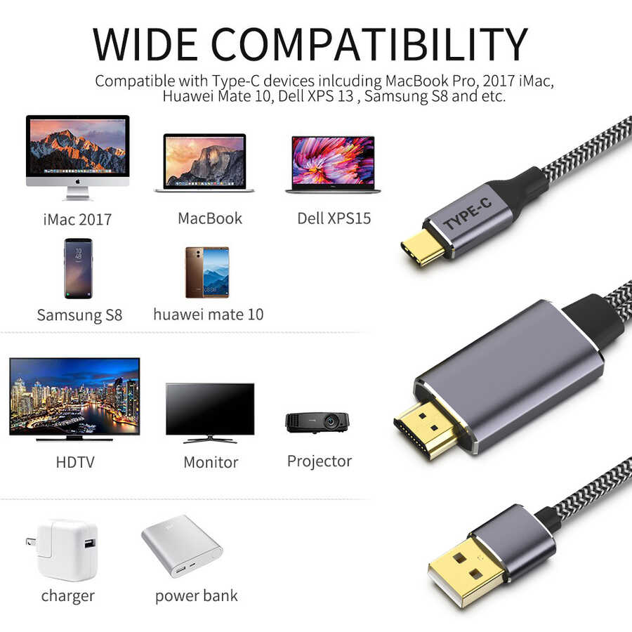 Qgeem%20QG-UA12%20Type-C%20To%20HDMI%202%20in%201%20Kablo