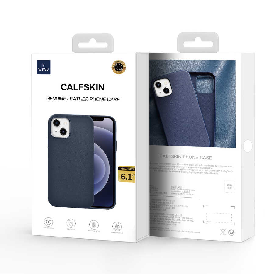 Apple%20iPhone%2013%20Kılıf%20Wiwu%20Calfskin%20Kapak