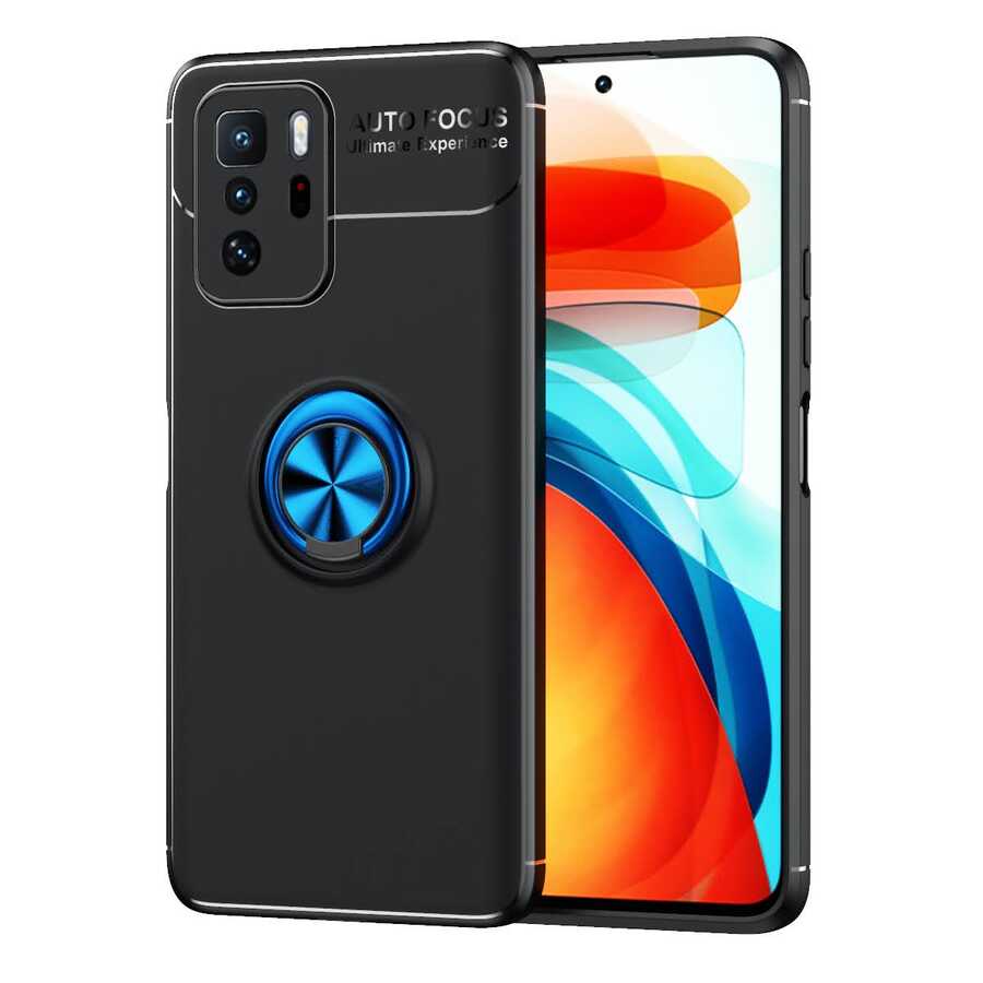 Xiaomi%20Poco%20X3%20GT%20Kılıf%20Zore%20Ravel%20Silikon%20Kapak-Siyah-mavi