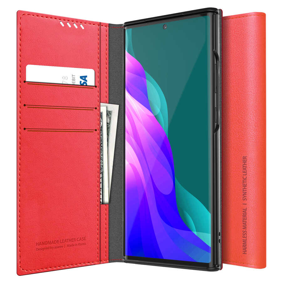 Galaxy%20Note%2020%20Kılıf%20Araree%20Mustang%20Diary%20Kılıf-Kırmızı