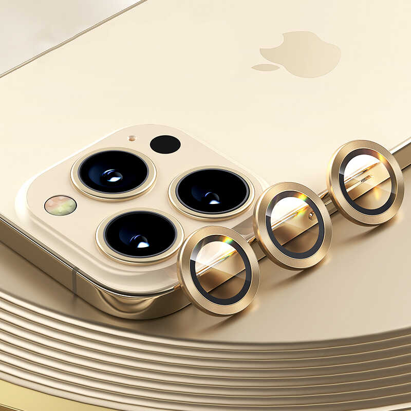 Apple%20iPhone%2013%20Pro%20Max%20Benks%20New%20KR%20Kamera%20Lens%20Koruyucu-Gold