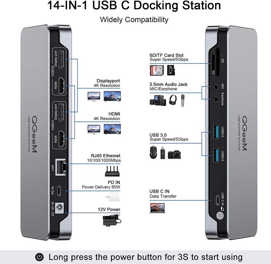 Qgeem%20QG-D6908%20Type-C%20Usb%20Hub