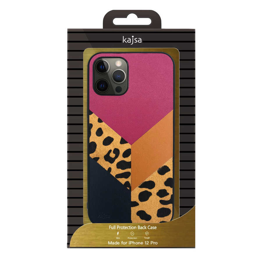 Apple%20iPhone%2012%20Kılıf%20Kajsa%20Glamorous%20Serisi%20Leopard%20Combo%20Kapak