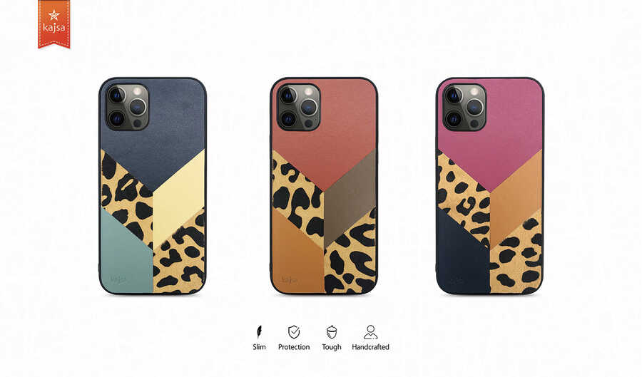 Apple%20iPhone%2012%20Kılıf%20Kajsa%20Glamorous%20Serisi%20Leopard%20Combo%20Kapak