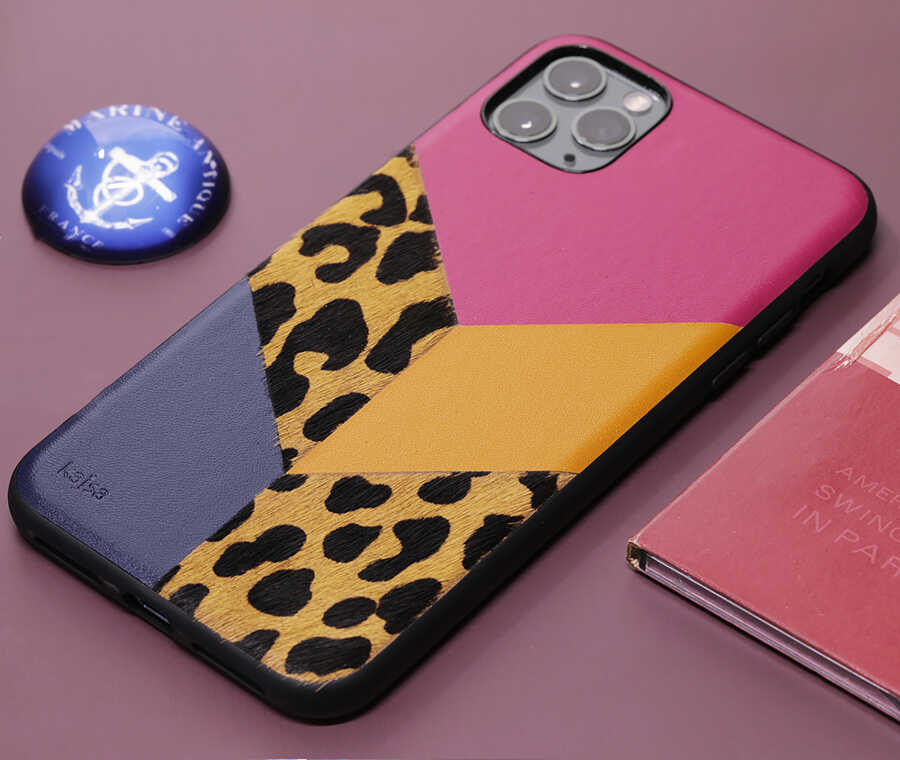 Apple%20iPhone%2012%20Kılıf%20Kajsa%20Glamorous%20Serisi%20Leopard%20Combo%20Kapak