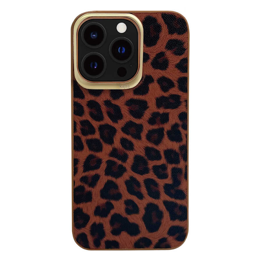 Apple%20iPhone%2013%20Pro%20Max%20Kılıf%20Kajsa%20Glamorous%20Serisi%20Leopard%20Combo%20Kapak