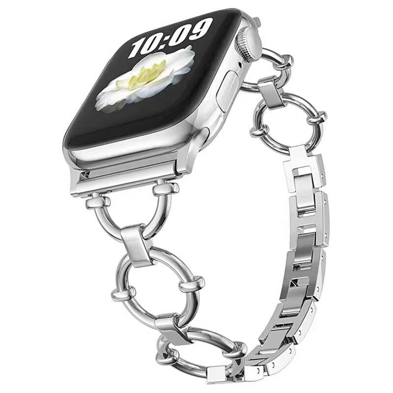 ​​​Apple%20Watch%207%2041mm%20KRD-56%20Metal%20Kordon-Gümüş