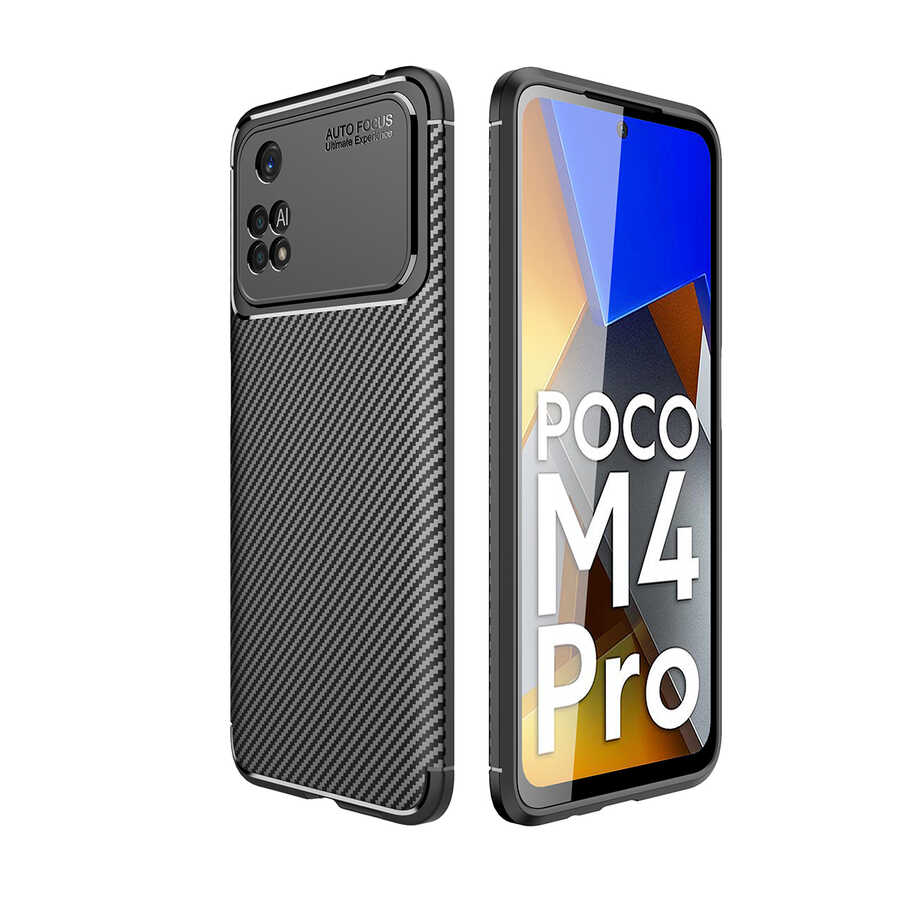 Xiaomi%20Poco%20M4%20Pro%204G%20Kılıf%20Zore%20Negro%20Silikon%20Kapak-Siyah