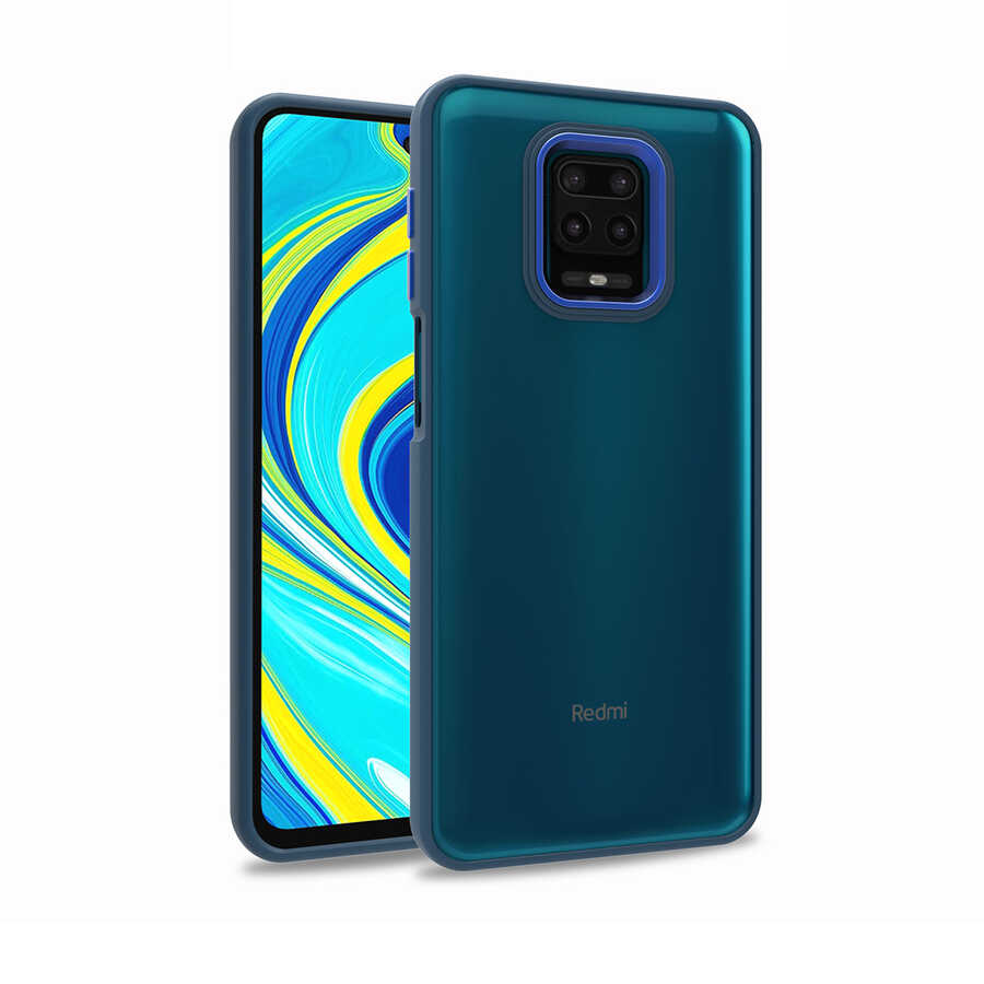 Xiaomi%20Redmi%20Note%209%20Pro%20Kılıf%20Zore%20Flora%20Kapak-Mavi