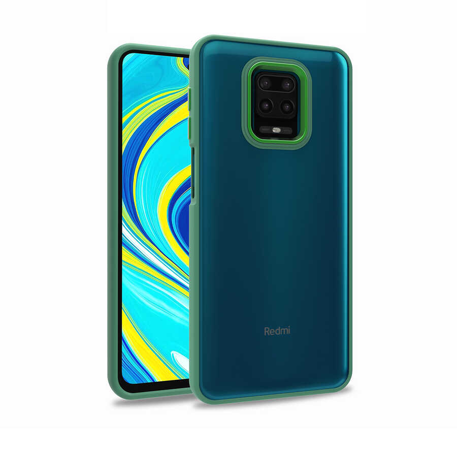 Xiaomi%20Redmi%20Note%209%20Pro%20Kılıf%20Zore%20Flora%20Kapak-Yeşil