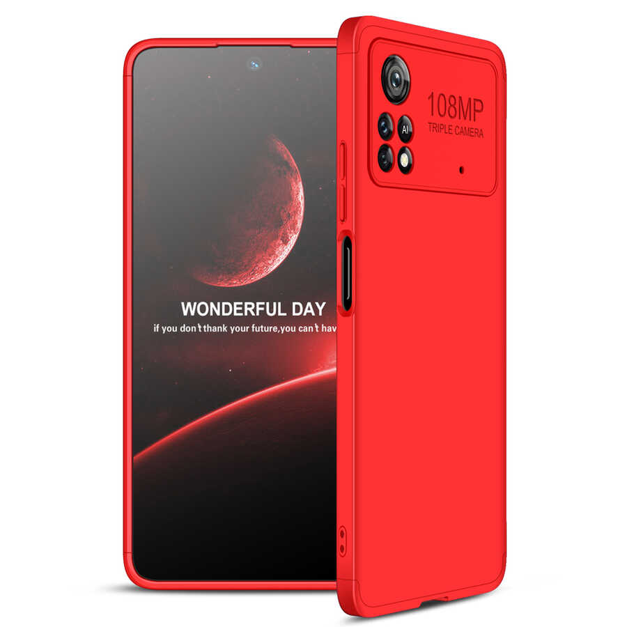 Xiaomi%20Poco%20X4%20Pro%205G%20Kılıf%20Zore%20Ays%20Kapak-Kırmızı