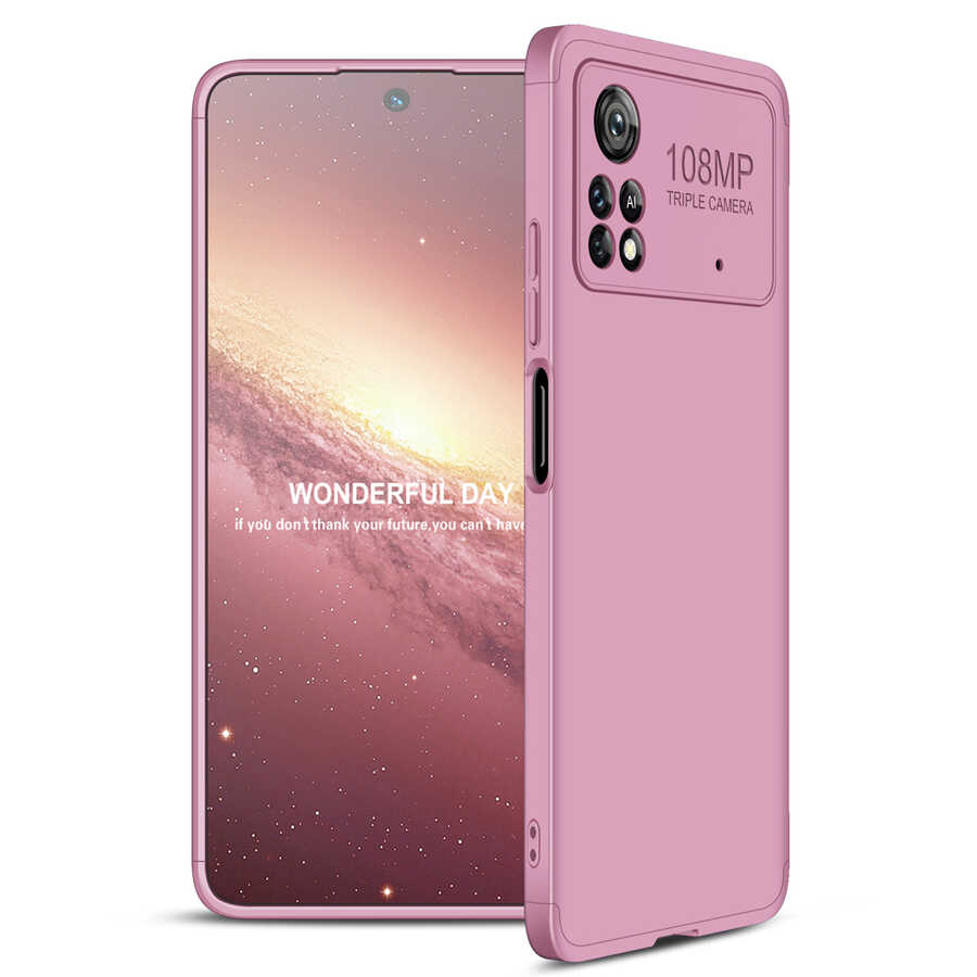 Xiaomi%20Poco%20X4%20Pro%205G%20Kılıf%20Zore%20Ays%20Kapak-Rose%20gold