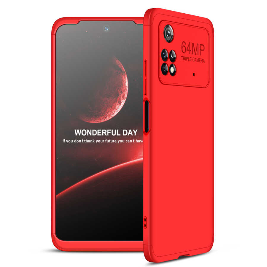 Xiaomi%20Poco%20M4%20Pro%204G%20Kılıf%20Zore%20Ays%20Kapak-Kırmızı