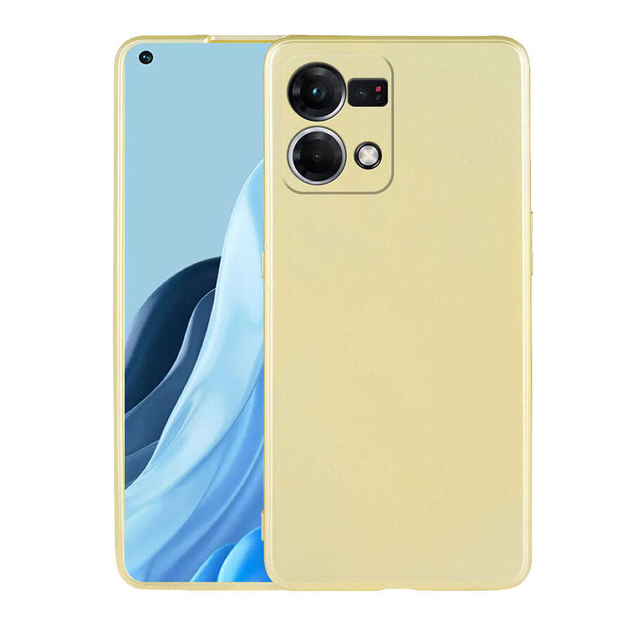 Oppo%20Reno%207%204G%20Kılıf%20Zore%20Premier%20Silikon%20Kapak-Gold