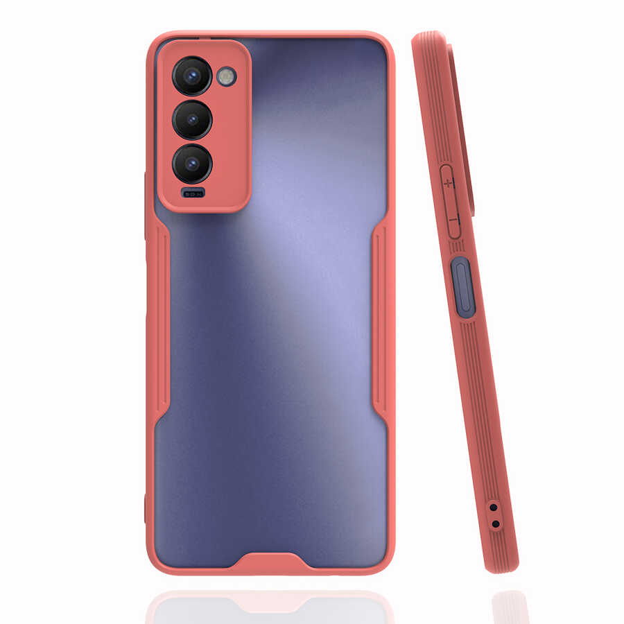 Tecno%20Camon%2018%20Kılıf%20Zore%20Parfe%20Kapak-Pembe