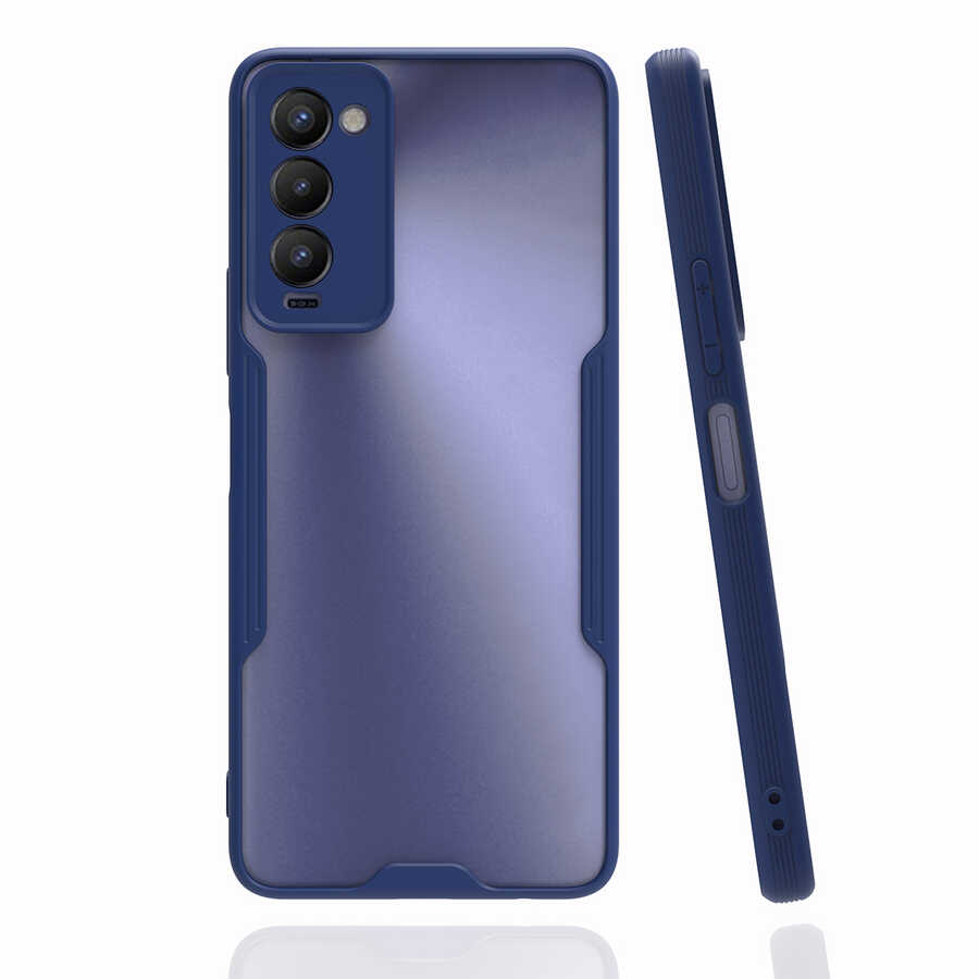 Tecno%20Camon%2018%20P%20Kılıf%20Zore%20Parfe%20Kapak-Lacivert