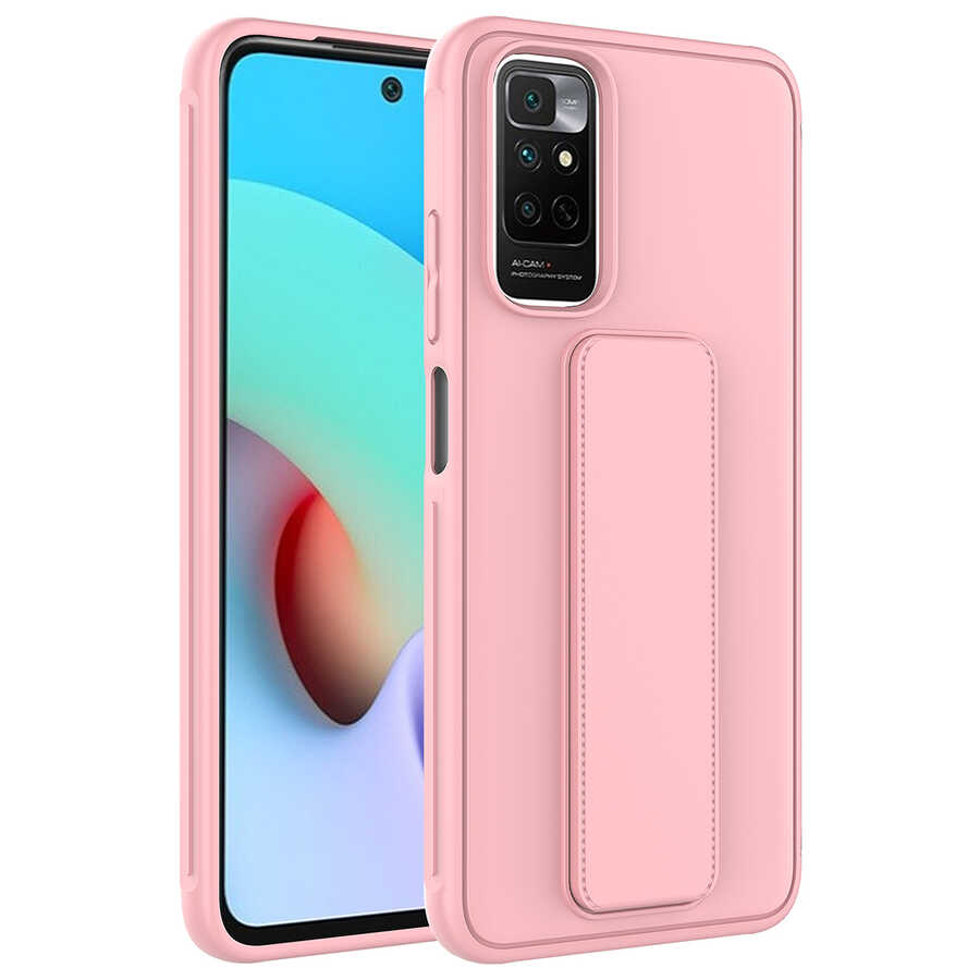 Xiaomi%20Redmi%20Note%2011%20Global%20Kılıf%20Zore%20Qstand%20Kapak-Pembe