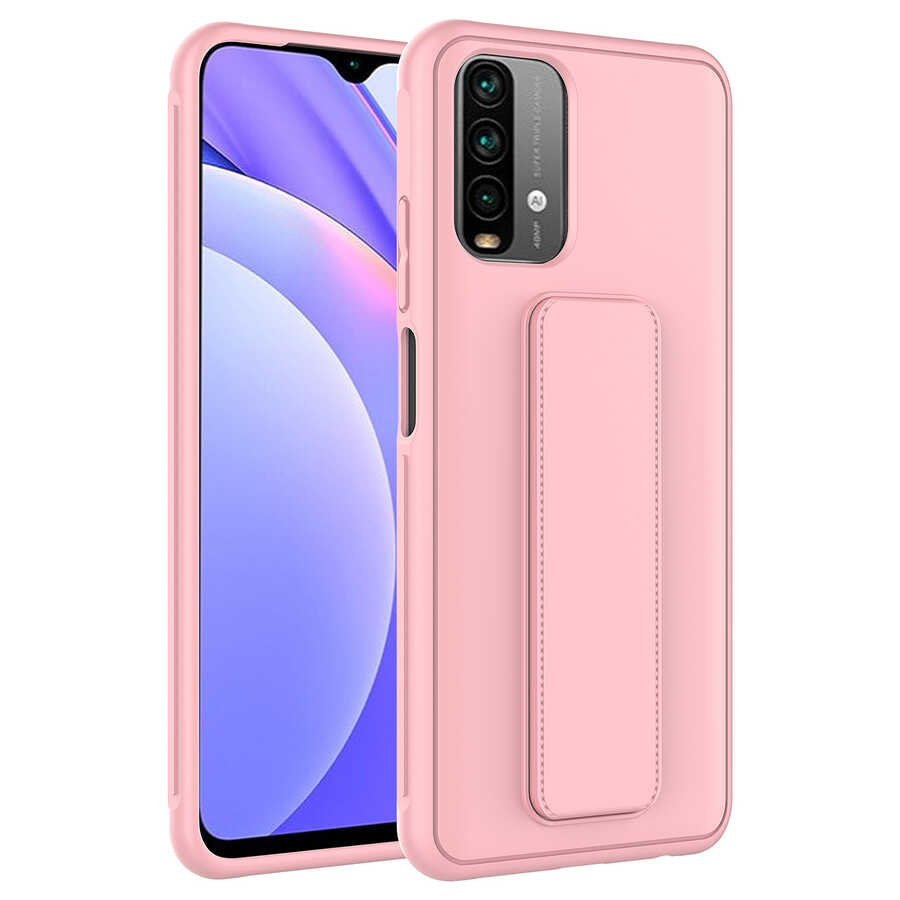 Xiaomi%20Redmi%20Note%2010%20Kılıf%20Zore%20Qstand%20Kapak-Pembe