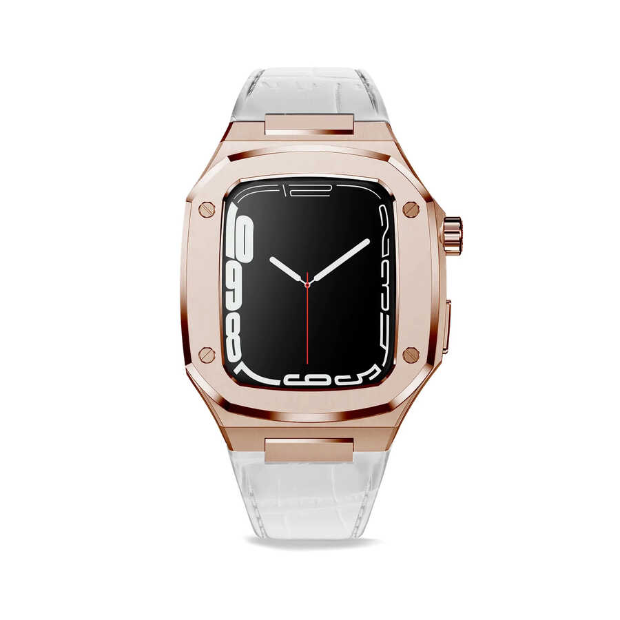 ​​​Apple%20Watch%2044mm%20KRD-67%20Kordon-Beyaz-rose%20gold