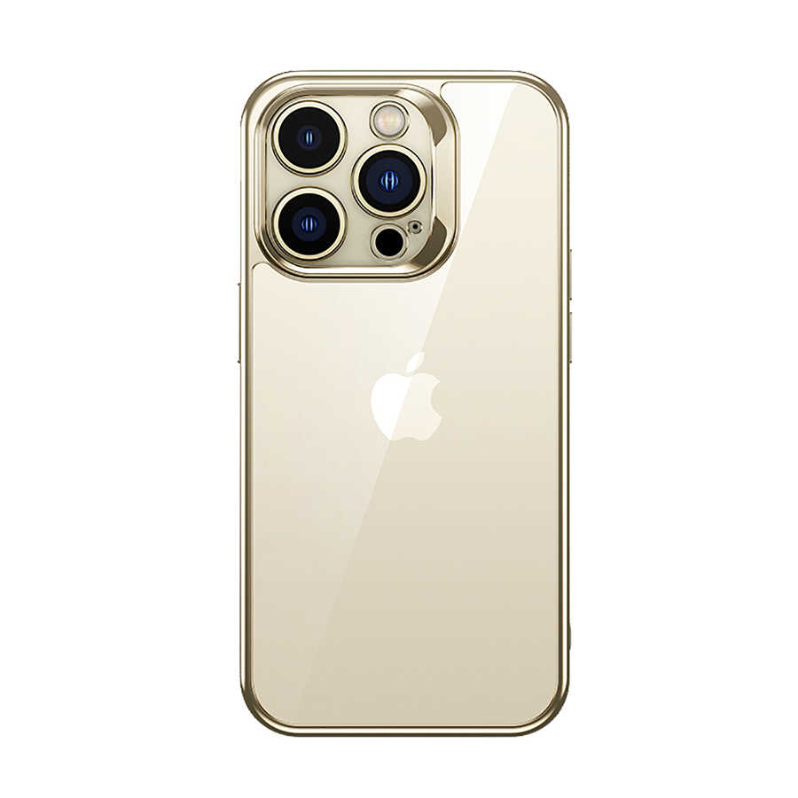 Apple%20iPhone%2014%20Pro%20Max%20Kılıf%20Benks%20Electroplating%20TPU%20Kapak%20Ekran%20Koruyucu%20Hediyeli-Gold