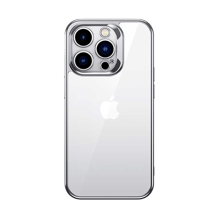 Apple%20iPhone%2014%20Pro%20Max%20Kılıf%20Benks%20Electroplating%20TPU%20Kapak%20Ekran%20Koruyucu%20Hediyeli-Gümüş