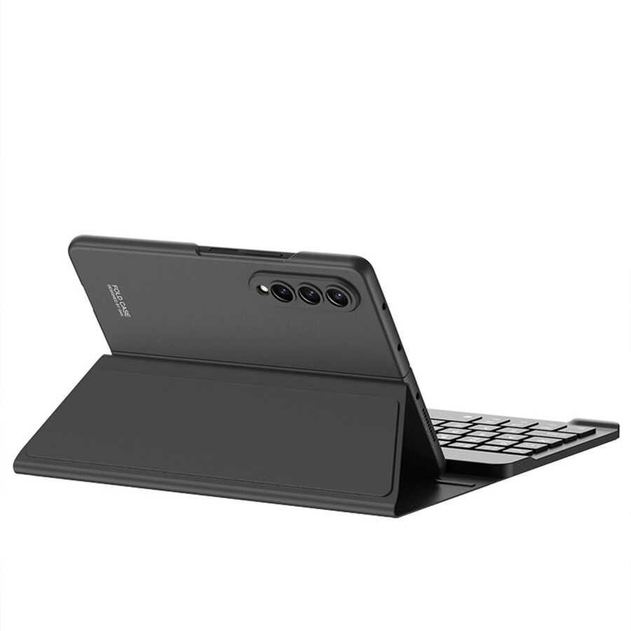 Galaxy%20Z%20Fold%203%20Kılıf%20Standlı%20Bluetooth%20Klavyeli%20Zore%20Kıpta%20Keyboard%20Set%20Kılıf