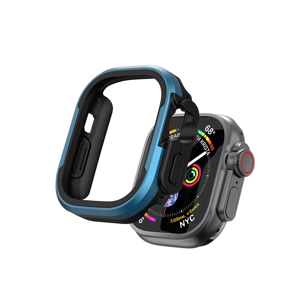 Apple%20Watch%20Ultra%2049mm%20Wiwu%20JD-101%20Defender%20Akıllı%20Saat%20Kasa%20Koruyucu-Mavi