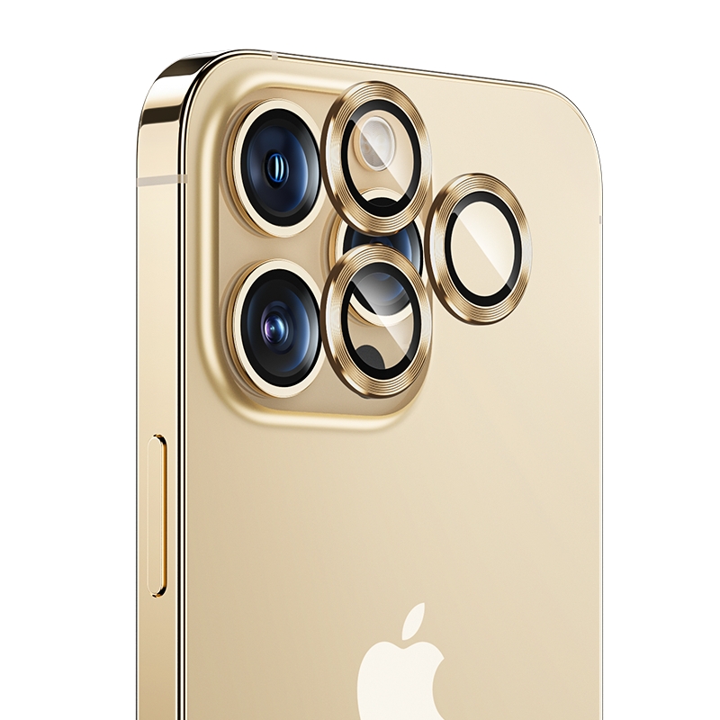 Apple%20iPhone%2014%20Pro%20Benks%20DR%20Safir%20Kamera%20Lens%20Koruyucu-Gold