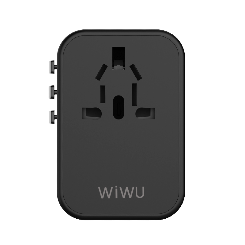 Wiwu%20UA-303%20Çoklu%20Universal%20TR/US/UK/AUS/EU%20Uyumlu%20Şarj%20Adaptörü%2033.5W