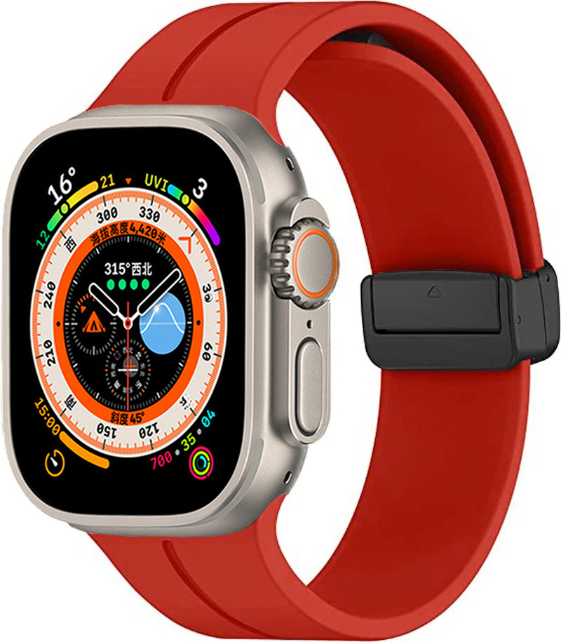 Apple%20Watch%20Ultra%2049mm%20Zore%20KRD-84%20Silikon%20Kordon-Kırmızı