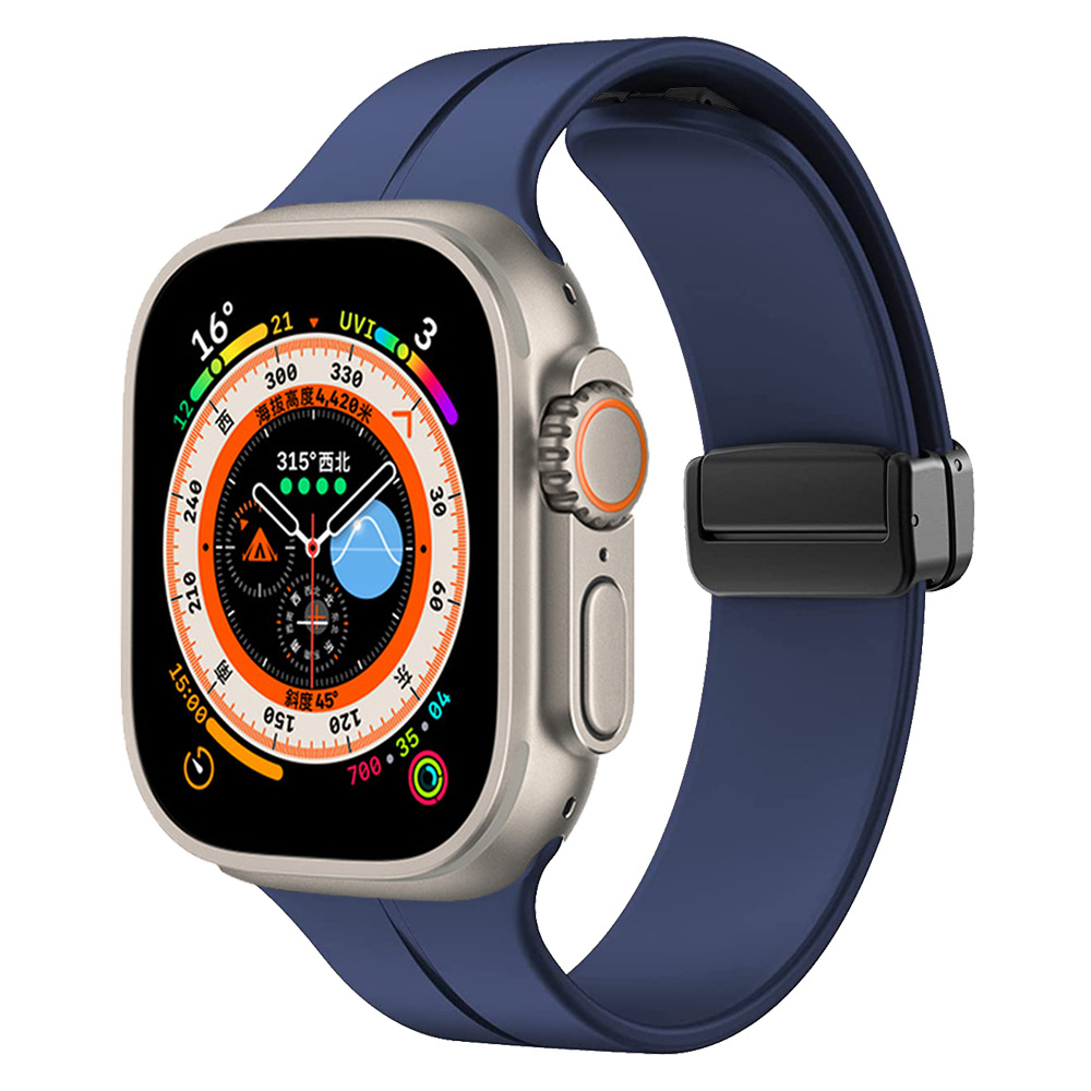 Apple%20Watch%20Ultra%2049mm%20Zore%20KRD-84%20Silikon%20Kordon-Lacivert