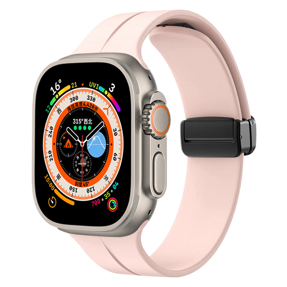 Apple%20Watch%20Ultra%2049mm%20Zore%20KRD-84%20Silikon%20Kordon-Pembe