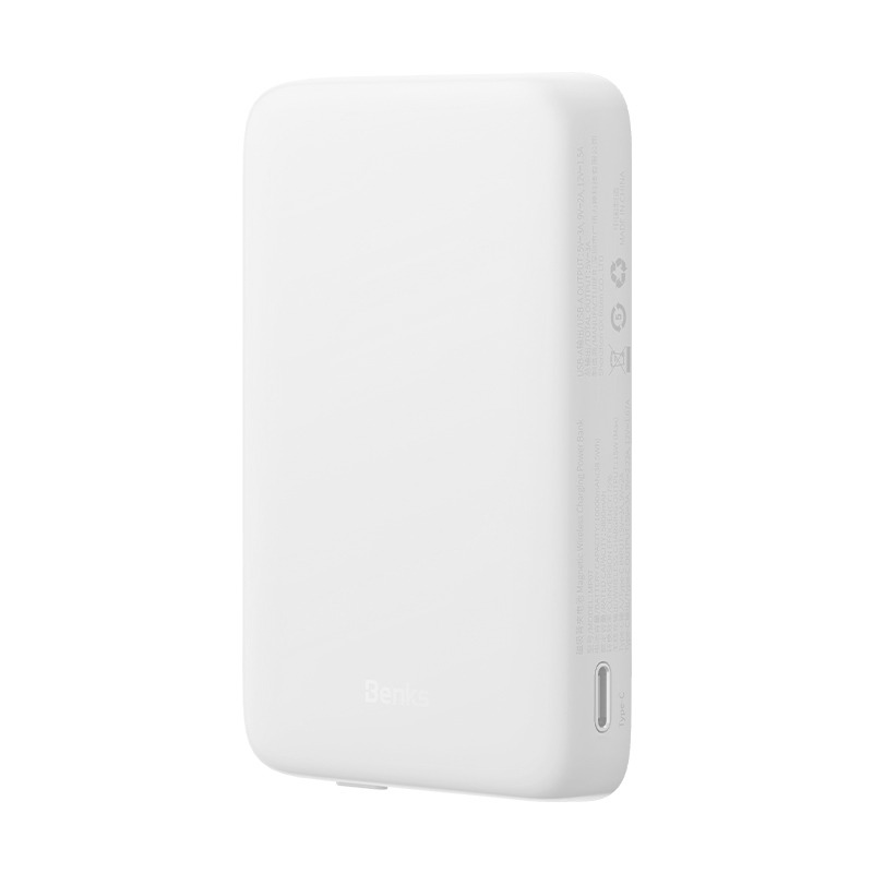 Benks%20MP07%20Magsafe%20Magnetik%20İnce%20Tasarımlı%20Powerbank%2010000mAh%20iPhone%2012-13-14%20Serisi-Beyaz