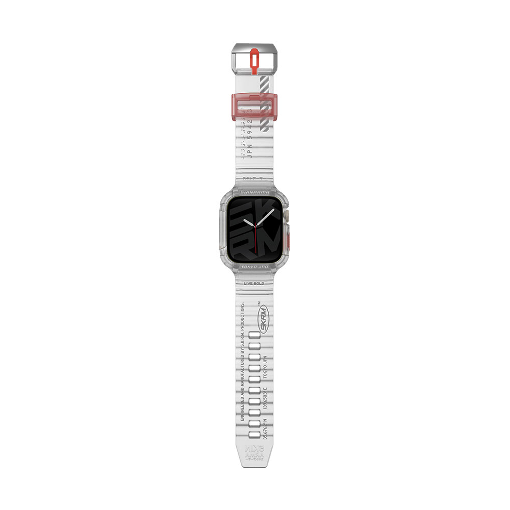 Apple%20Watch%2044mm%20SkinArma%20Saido%20Sert%20PC%20Kasa%20Koruyuculu%20Silikon%20Kordon