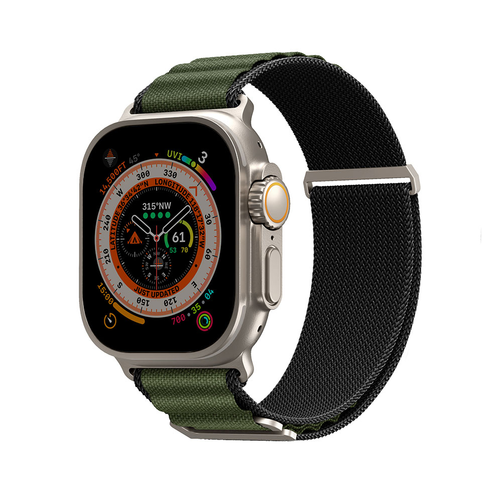 Apple%20Watch%207%2045mm%20SkinArma%20Kobu%20Hasır%20Kordon-Olive