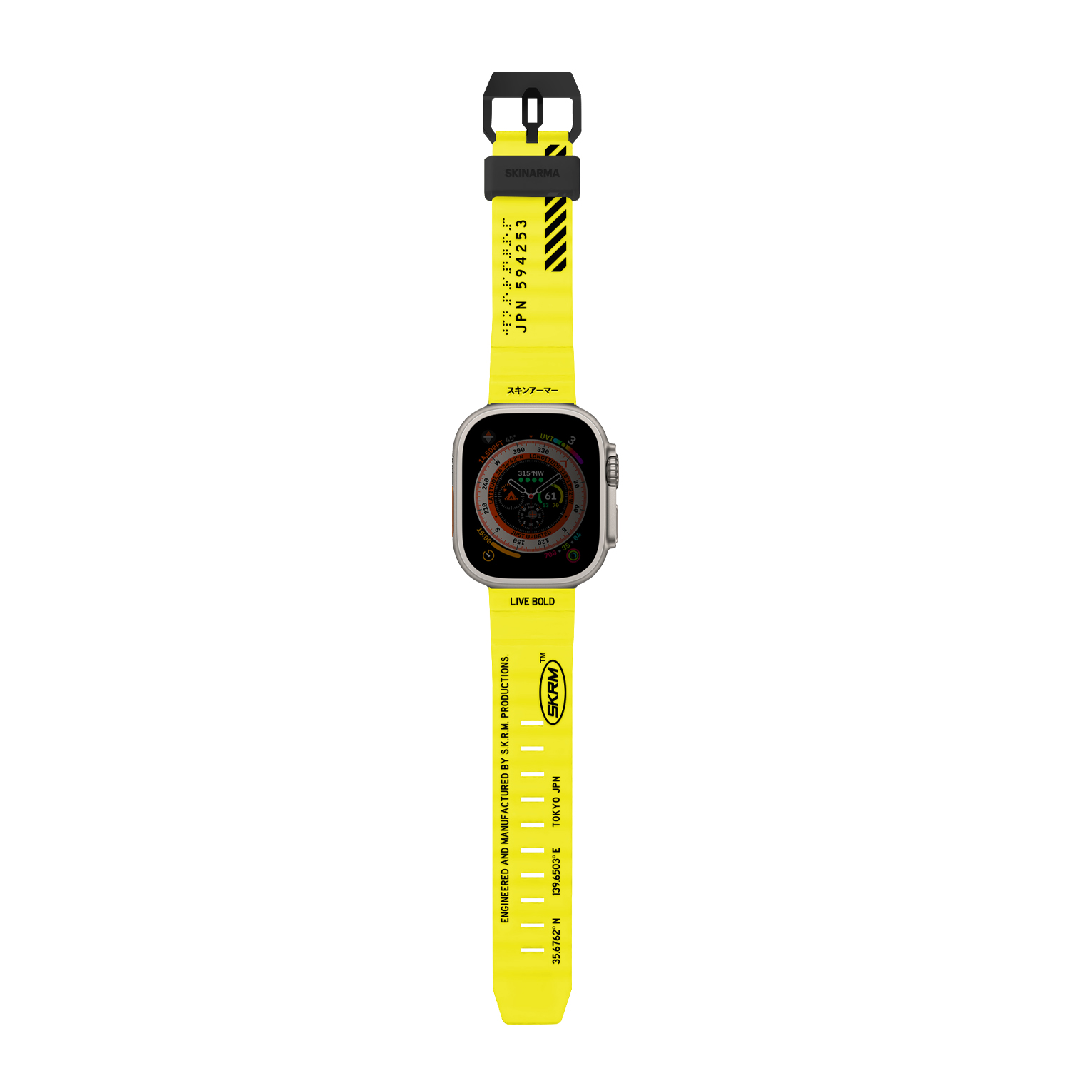 Apple%20Watch%2042mm%20SkinArma%20Shokku%20Silikon%20Kordon-Electric%20yellow