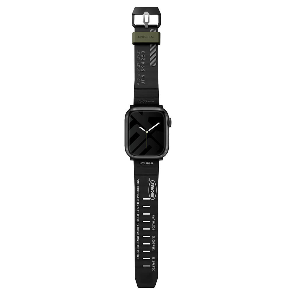 Apple%20Watch%2042mm%20SkinArma%20Shokku%20Silikon%20Kordon-Siyah