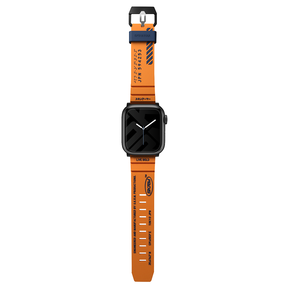 Apple%20Watch%2042mm%20SkinArma%20Shokku%20Silikon%20Kordon-Turuncu