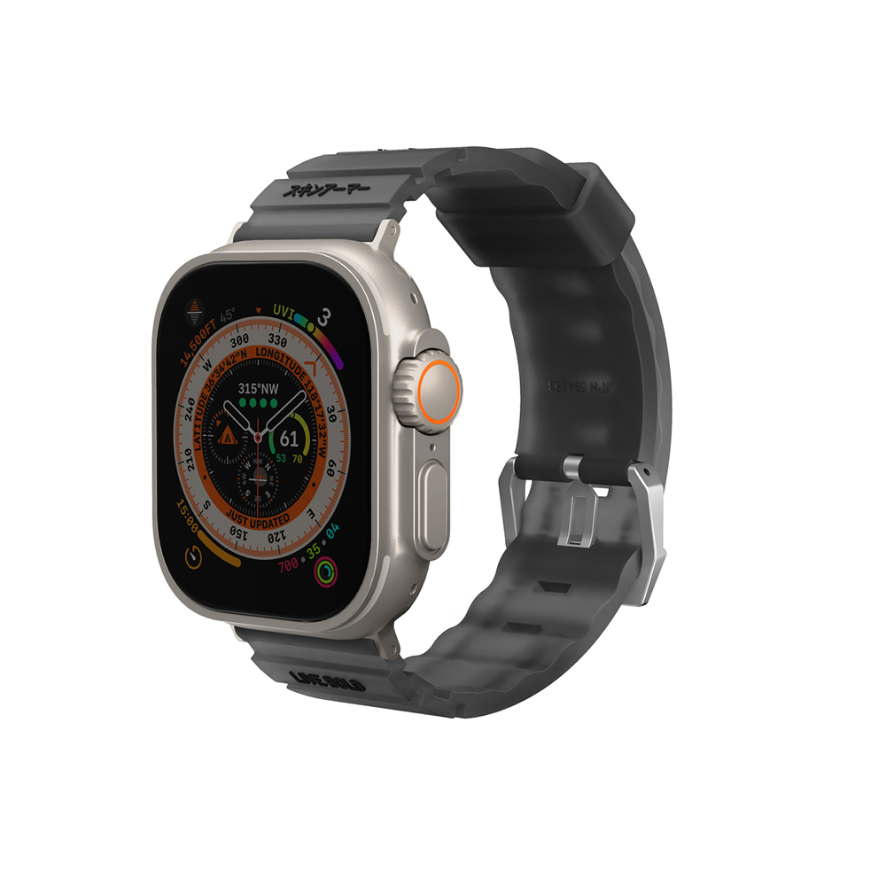 Apple%20Watch%20Ultra%2049mm%20SkinArma%20New%20Shokku%20Silikon%20Kordon-Füme