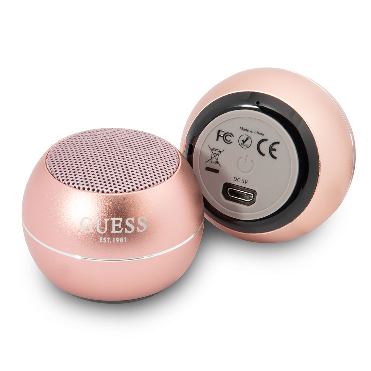 GUESS%20Alüminyum%20Alaşım%20Gövde%20Tasarımlı%20Mini%20Bluetooth%20Speaker