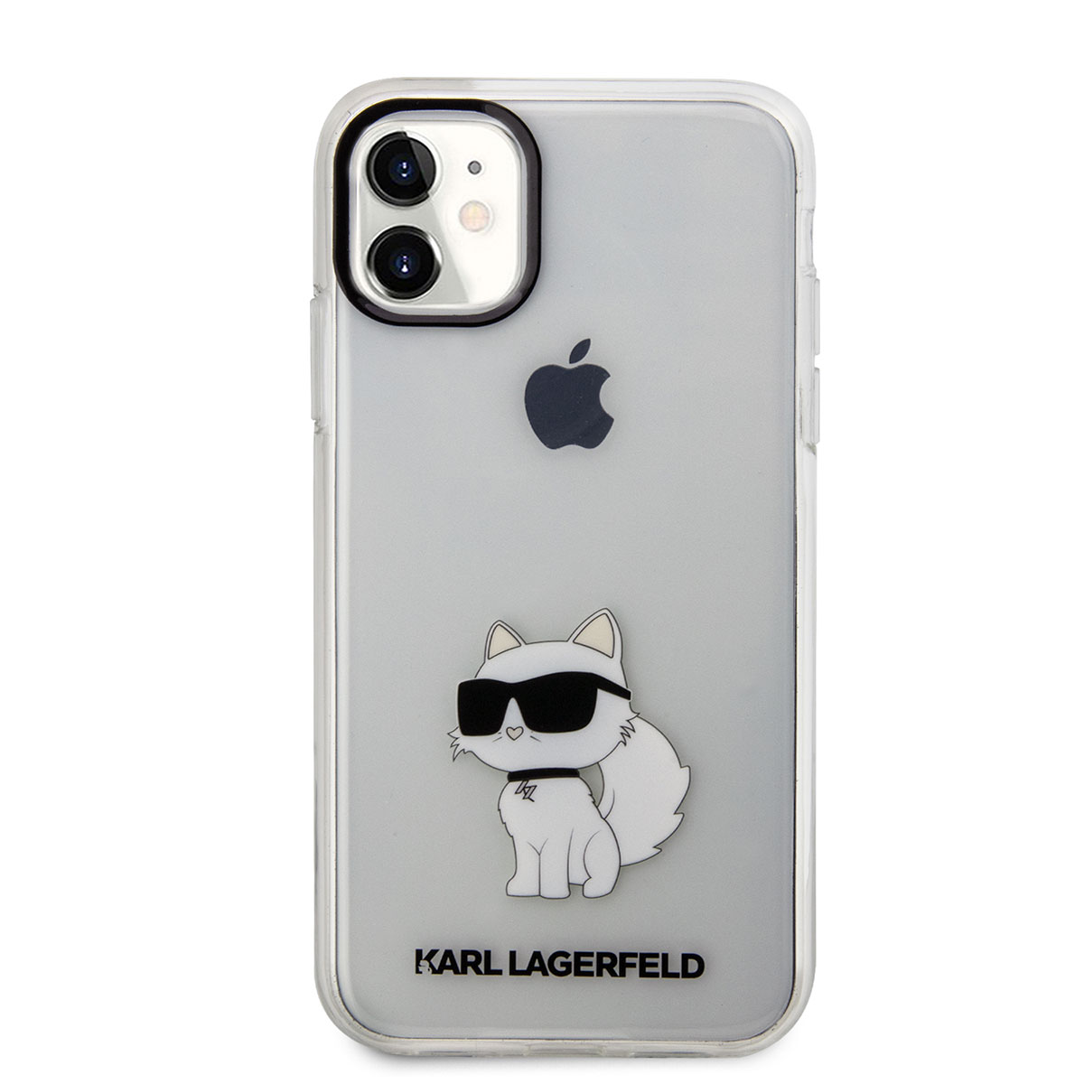 Apple%20iPhone%2011%20Kılıf%20Karl%20Lagerfeld%20Transparan%20Choupette%20Dizayn%20Kapak