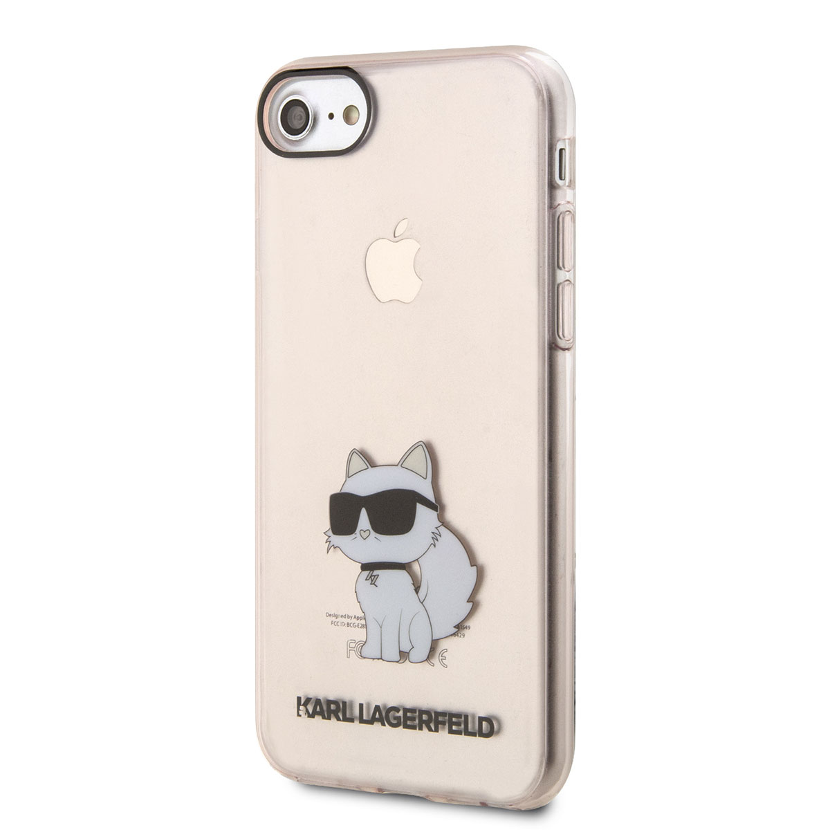 Apple%20iPhone%207%20Kılıf%20Karl%20Lagerfeld%20Transparan%20Choupette%20Dizayn%20Kapak