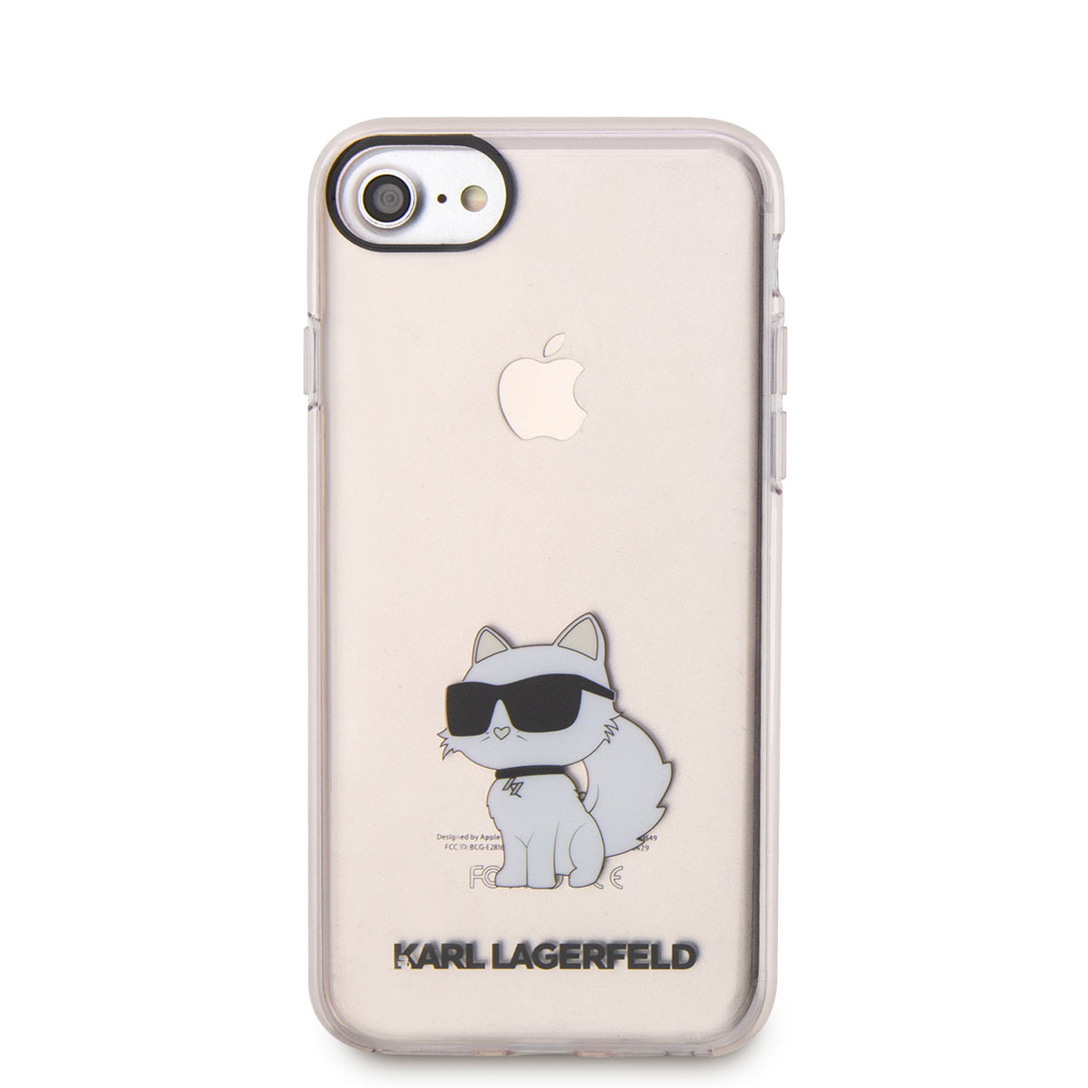 Apple%20iPhone%207%20Kılıf%20Karl%20Lagerfeld%20Transparan%20Choupette%20Dizayn%20Kapak