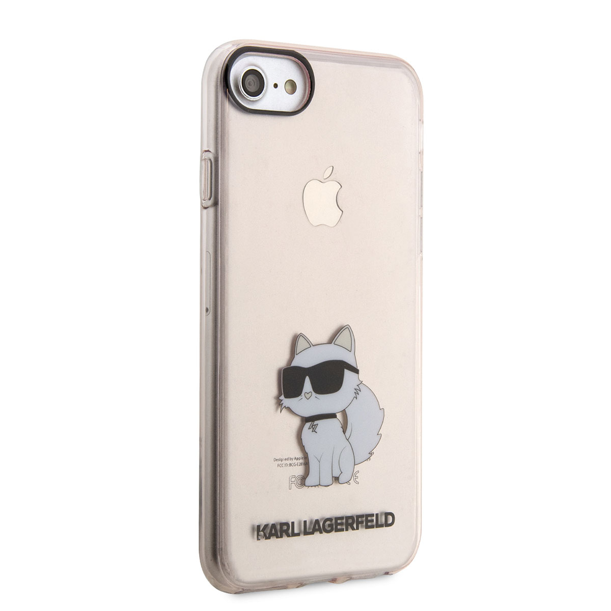 Apple%20iPhone%207%20Kılıf%20Karl%20Lagerfeld%20Transparan%20Choupette%20Dizayn%20Kapak