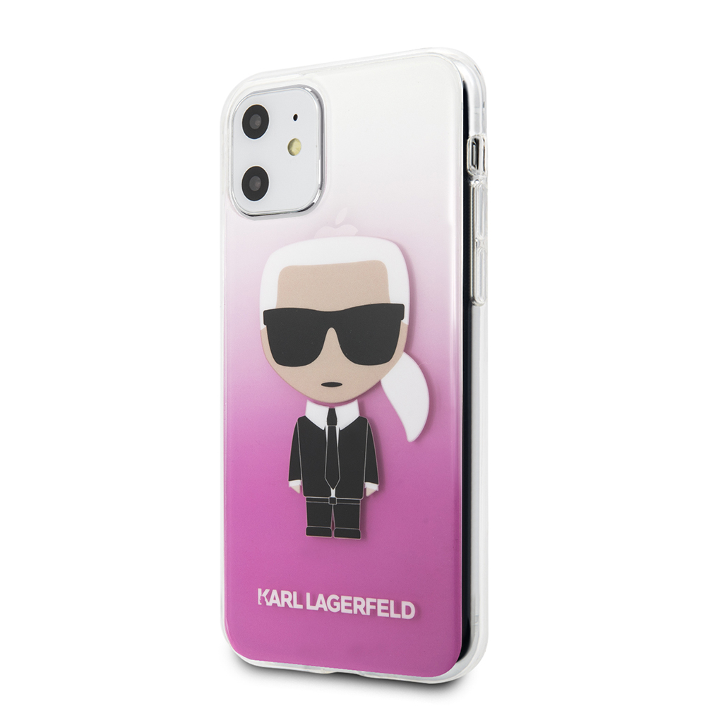 Apple%20iPhone%2011%20Kılıf%20Karl%20Lagerfeld%20Yarı%20Transparan%20Karl%20Dizayn%20Kapak